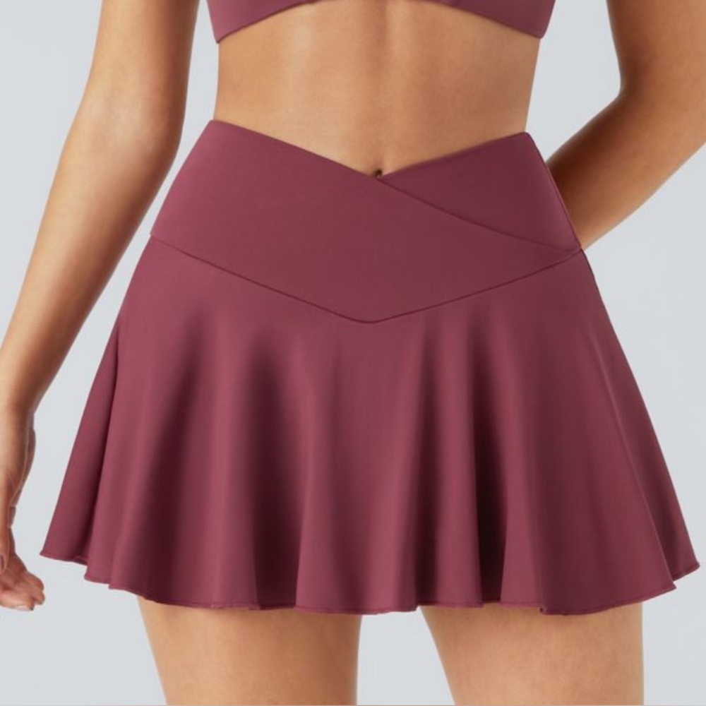 Halara‎ Softlyzero™ Airy Crossover Side Pocket 2-in-1 Cool Touch Tennis Skirt L